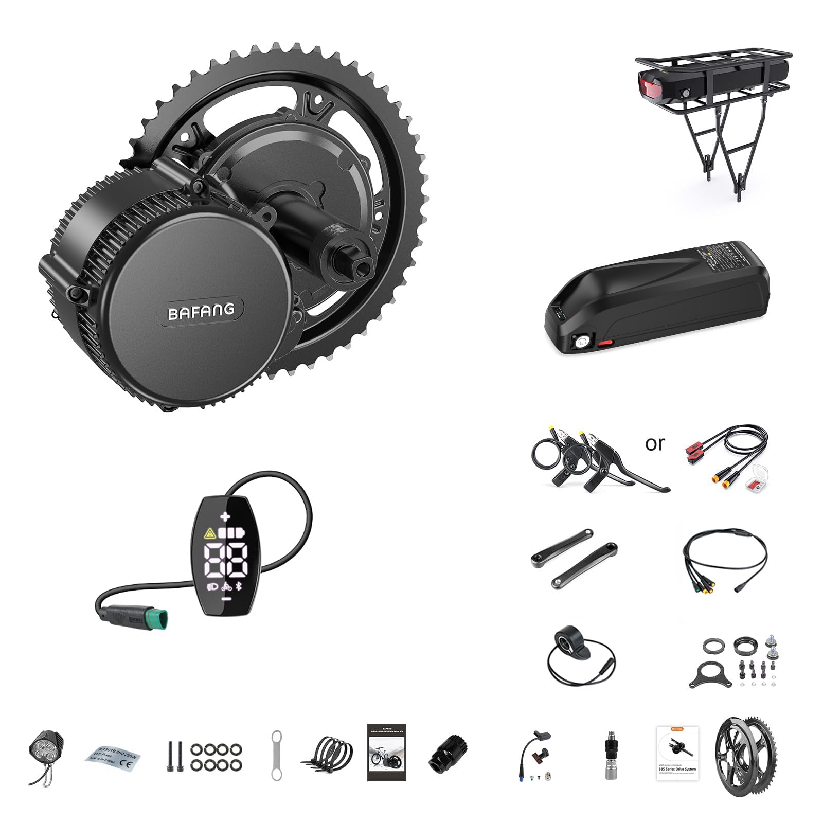 Bafang BBS02B 750W 48V モーター+ 17.5Ahバッテリー Amazon.com